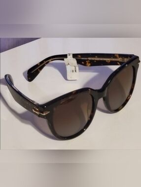 Rag & Bone RNB 1003S Havana Crystal Polarized Sunglasses